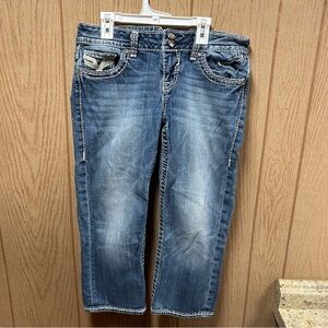 Vigoss The Dallas Denim Capri Women's Jeans Size 7/8